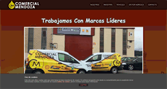 Desktop Screenshot of comercialmendoza.es