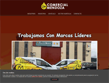 Tablet Screenshot of comercialmendoza.es